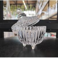 ราคา JJGLASS AMORN TG025B โถแก้วเล็ก ลายคริสตัล เจียระไน มีฝาปิด เหมาะสำหรับใส่ขนม หรือ สิ่งของต่างๆ (21313347358)