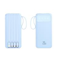 ราคา เพาเวอร์แบงค์30000mAh สี่สายในตัว แบตสำรอง fast charge แบตสำรองมือถือ ของแท้ ที่ชาร์ตแบตสํารอง แบตเตอรี่สำรอง powerbank (20851272808)