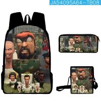 ราคา Skibidi Toilet Backpack Speaker Man Tv Man Camcorderman Camera Man Cameraman Boss Bag Pencil Case 3pcs set Bags (20385117524)