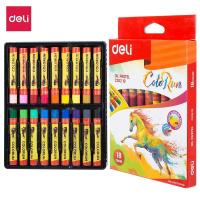 ราคา Deli สีชอล์ค Oil Pastels 12สี 18สี 24สี สีชอล์คน้ำมัน คุณภาพสูง สีสด เหมาะระบายสี (19922185111)