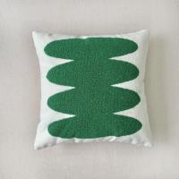 ราคา New Arriving Nordic Green Matcha Tulip Flower Embroidery Throw Pillow Cover Abstract Artistic Plush Pillowcase Luxury Design Decorative Pillow Case Bedroom Home Decor (19770885781)