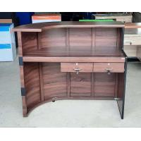 ราคา SHOP NBL เคาน์เตอร์โค้งประชาสัมพันธ์ NANO 120 Cm MODEL CT 9090 ดีไซน์สวยหรู สไตล์เกาหลี 2 ลิ้นชัก สินค้าขายดี แข็งแรงทนทาน ขนาด 120x55x105 Cm (14995061952)