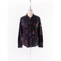 ราคา paul smith เสื้อเชิ้ตแขนยาวสีดำ พิมพ์ลายกระดุมหน้า ป้ายแบรนด์ระบุไซส์ m Preloved (20613886506)