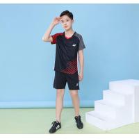 ราคา เสื้อแห้งเร็วเสื้อกีฬาเด็กเด็กหญิงเด็กชายเสื้อแบดมินตันใหม่ (17230142363)