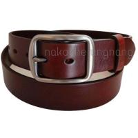 ราคา เข็มขัดหนังแท้ หนังวัว100 Genuine Leather มีแถมตุ๊ดตู่ตอกรูให้ฟรี (16238849111)