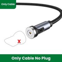 ราคา UGREEN USB Magnetic Charging Cable 540 Degree Rotating Fast Charging Micro USB Type C Phone Charger Data Cable Micro USB (16486675769)