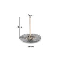 ราคา แปรงลวดกลมมีแกน ทองเหลือง ลวดขัดสนิม แกน 3 มม มีหลายแบบ ลวดแกน (20842623817)