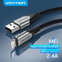 ราคา USB กับ iPhone Vention สายเคเบิลหลอดไฟสาย Apple ที่ได้รับการรับรอง USB สายชาร์จเร็ว2 0 2 4A 480Mbps สำหรับ iPhone 12 (19364534544)