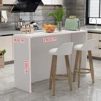 ราคา INTER HOME โต๊ะบาร์ใหม่ โต๊ะบาร์ไม้ทรงสูง โต๊ะบาร์คาเฟ่ โต๊ะบาร์ตกแต่งร้าน ขาเหล็กแข็งเเรงทรงสูง มี 2 สี เฉพาะโต๊ะ (18729103801)