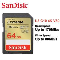 ราคา SanDisk การ์ดความจำ SD การ์ด32GB 64GB 128GB 256G 512G SD UHS I C10 U3 V30 4K แฟลชสำหรับกล้องการ์ดความจำ S Newets (21171239547)