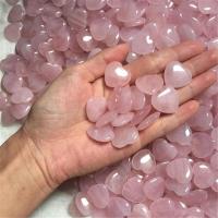 ราคา หินคริสตัลสีชมพูรูปหัวใจและควอทซ์ธรรมชาติหินบำบัดสำหรับจี้เสน่ห์ทำมือสร้อยสตรี1ชิ้น (20084215709)