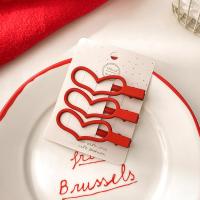 ราคา แฟชั่นเกาหลีโบว์กำมะหยี่กิ๊บเชือกคาดผม 2022 ใหม่สีแดงคาดผมปีใหม่เครื่องประดับผม (17338994617)