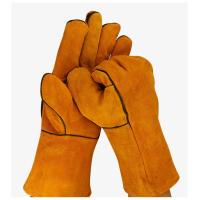 ราคา ถุงมือหนัง ถุงมือหนังเชื่อม มีซับใน ถุงมือนิรภัย ถุงมือเชื่อมไฟฟ้า (21236742488)