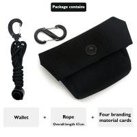 ราคา Keystone ญี่ปุ่น Cordura กระเป๋าเงินเหรียญสำหรับผู้ชายผู้หญิง YKK ซิป Duraflex UTX หัวเข็มขัดแม่เหล็กบัตรเครดิตกระเป๋าสตางค์แฟชั่นแบบพกพา (17273044523)