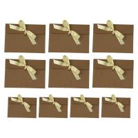 ราคา ริบบิ้นซองจดหมายหูกระต่ายพร้อมโบว์กระดาษติดของขวัญซองกระดาษคราฟท์สไตล์ยุโรป10ชิ้น ชุด (19616957430)