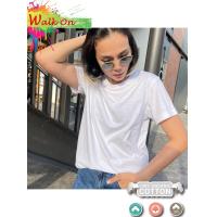 ราคา เสื้อยืดผู้หญิง คอกลม ทรง Cool Gril Cotton100 สีพื้น สีดำ สีเทา สีขาว (19525734795)