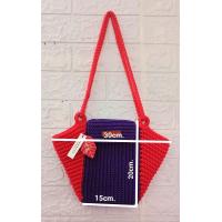 ราคา กระเป๋าแฮนด์เมด กระเป๋าถักเชือกร่มเชือกพาราคอ งานแฮนด์เมด งามเงาเบาสบาย เลือกสีสั่งทำใหม่ได้ทักแชทค่ะ (20393959578)