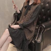 ราคา สเวตเตอร์ถักยาวสองชุดว่ายน้ำแบบกางเกงขาสั้นและเสื้อกล้ามมีสไตล์และมินิมอลชุดชุดแขนกุดทรงหลวมกระโปรงลายตารางฤดูใบไม้ผลิและฤดูใบไม้ร่วง (18751971448)