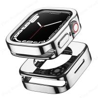 ราคา กรอบป้องกันนาฬิกาข้อมืออัจฉริยะสำหรับ I Watch Series 8 7 6 SE 5 4เคสขอบตรงสำหรับ Apple Watch Series 841มม 40มม 44มม (17250412279)