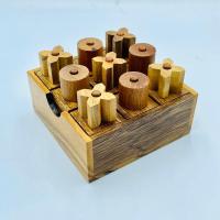 ราคา ของเล่นไม้ เกมไม้เอ็กซ์โอสามมิติXO เสี่ยบ ชั้นเดี๋ยว Tic Tac Toe 3D ของเล่นไม้ เกมไม้ ของเล่นไม้เสริมพัฒนาการ เกมไม้ฝึกสมอง wooden family board games (16732018993)