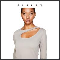 ราคา Sisley T เสื้อเชิ๊ต L S สำหรับผู้หญิง Dove Gray 3IHKL104D (21282654410)