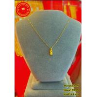 ราคา สร้อยคอเงินชุบทอง จี้ชาร์มทองแท้99 99 หนัก0 05 0 1กรัม เลือกลายจี้ได้ (10419910887)