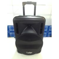 ราคา ตู้ลำโพงพร้อมเครื่องชยายเสียง แบบพกพา มีล้อ ตู้ลำโพงมีไมค์ไร้สาย 1 ตัว Ceflar M211 ดอกลำโพงขนาด 12 นิ้ว 100W USB micro SD card TF AUX input FM Mic input Bluetooth Power 12VDC (3129614244)