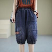 ราคา ขนาดใหญ่ Fashion Summer Women Slim High Waist Short Jeans Denim Pants (20443798534)