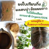 ราคา ผงเฮนน่า ผงใบเทียนกิ่ง ย้อมสีผม ปิดผมขาว Organic100 สมุนไพร ธรรมชาติ คุณภาพ ใบกาว Henna ปลอดภัย บำรุงผม ผมแข็งแรง ย้อมผมหงอก ไม่มีสารเคมี (18996533801)