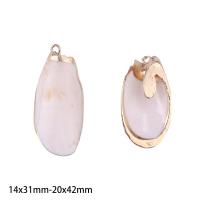 ราคา 2ชิ้นจี้เปลือกหอยที่สวยงามและสวยงามเปลือกหอยธรรมชาติตัวเชื่อมต่อเปลือกหอยสำหรับเครื่องประดับสร้อยคอทำ DIY จี้สร้อยข้อมือ (17288815558)