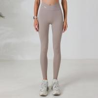 ราคา Lulus New Tight Double Sided Frosted Peach Yoga Pants Womens Nude Contrast Printed Sweatpants CK1262 (20827173082)