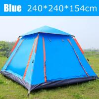 ราคา 6 7 People Large Tent Quick Setup Family Tent Outdoor Camping Tent Foldable Folding Tents Two Layer Backpack Tents Sunshade (20743635977)