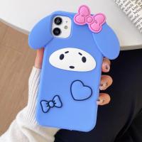 ราคา เคสโทรศัพท์สำหรับ iPhone 11เคสลายการ์ตูนน่ารักรูปทรงกระต่ายสีชมพูสีน้ำเงินสีม่วง ไม่รวมสาย เคสซิลิโคนนิ่มสำหรับ iPhone 4 4S 5 5S iPhone 6Plus 6S 7 8Plus (14831940103)