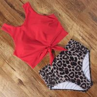 ราคา High Waist Bikini Leopard Swimsuit Women Bikini 2021 Floral Swimsuit Print High Neck Bikini Push Up Swimwear Snake Bathing Suit (13598362188)