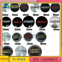 ราคา NEW FT 4PCS lot 45mm 50mm 56mm 65mm Car Wheel Center Cap Emblem Sticker For RAYS VOLK Racing Wheel LOGO Hub Cap Sticker (16474367527)