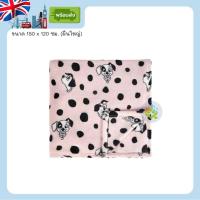 ราคา พร้อมส่ง ผ้าห่มเด็ก ลายดัลเมเชี่ยน สีชมพู ขนาด 150x120 cm Dalmatians Blanket งานแท้จากUK แบรนด์ George (16483739273)