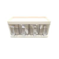 ราคา Spice rack กล่องเก็บเครื่องปรุงติดผนัง 4 ช่อง รุ่น 5187 (10273104802)