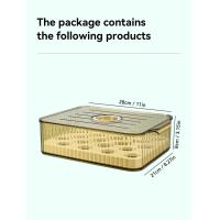 ราคา คุ้มค่าที่จะซื้อกล่องพลาสติกเก็บไข่ไข่ในตู้เย็นพร้อมช่องแบ่งช่องกล่องใสไข่พลาสติกใสสำหรับห้องครัว (20879561663)