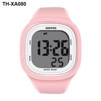 ราคา SHHORS electronic watch trendy jelly silicone personalized comfortable and accurate electronic watch for male and female students (20577176864)