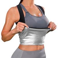 ราคา Waist Trainer Shapers Sauna Shirt for Women Sweat Suit Weight Loss Workout Gym Slimming Body Shaper Waist Trainer Shapewear (20201163629)