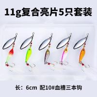 ราคา Lure Bait Fake Composite Rotating Sequins Noise Freshwater Sea Fishing Cocked Catfish Black Fish Metal Bionic (19667600184)