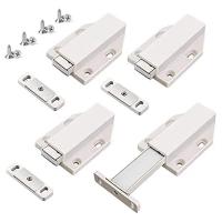 ราคา Push Latch Heavy Duty 4 Pack Push to Open Cabinet Hardware Magnetic Contact Latches for Large Door Push (18745628978)