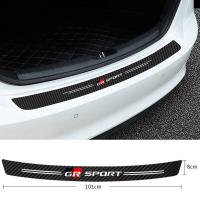 ราคา Car door sill side pedal scratch sticker Trunk protection carbon fiber thickened leather sticker for Toyota GR sport VIos Yaris Corolla Cross Wish Revo CHR Avanza Fortuner Rush (18284119837)