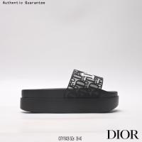 ราคา คริสเตียน ดิออร์ Authentic Christian Dior แท้ Dior Thick Soled Goddess Sandals 2023 Summer Collection แบรนด์หรู รองเท้ากีฬา รองเท้าแตะ รองเท้าแตะฤดูร้อน รองเท้าแตะผู้ชาย รองเท้าแตะผู้หญิง รองเท้าแตะเด