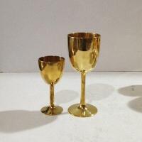 ราคา แก้วไวน์ทองเหลือง สูง 4 5 นิ้ว (9129672390)
