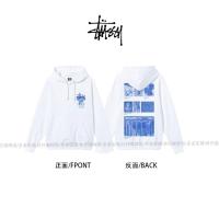 ราคา STUSS Stuˉssˉy dice No 8 ball printed terry velvet hooded sweatshirt pullover mens and womens couple jackets (20447258816)