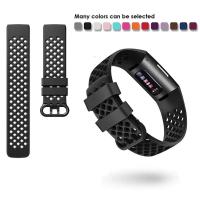 ราคา สายรัดข้อมือสำหรับ Fitbit Charge 4 Band อุปกรณ์เสริมสมาร์ทสำหรับ Fitbit Charge 3 3SE 4สายรัดข้อมือซิลิโคนสำหรับ FitBit Charge 3 (858768195)
