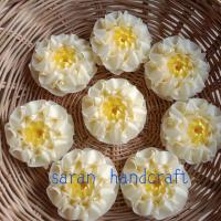 ราคา ริบบิ้น เหรียญโปรยทาน ดอกไม้ปลอม ดอกไม้จากริบบิ้นกากเพชร ดอกไม้เสียบไม้กฐิน บัวหัสดิน ตัวเปล่า 20 ดอก (18036208089)