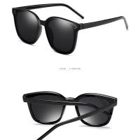 ราคา ผู้หญิงผู้ชายแว่นกันแดดแว่นกันแดดผู้หญิงแฟชั่น Street ใหม่ Ins กล่องแว่นตากลมสีดำกรอบแว่นตากันแดด (8638510129)