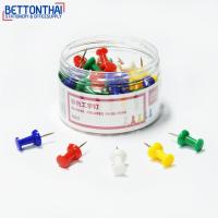 ราคา Deli 0042 Color Push Pin หมุดสีเสียบกระดาษ 80 ตัว ยี่ห้อ Deli หมุด หมุดสี หมุดปักบอร์ด หมุดปักกระดาษ หมุดเสียบกระดาษ (744964053)